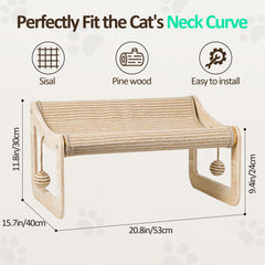 PLITTPETTS Sisal Scratch Pad natural mat demonstrates eco-friendly scratching