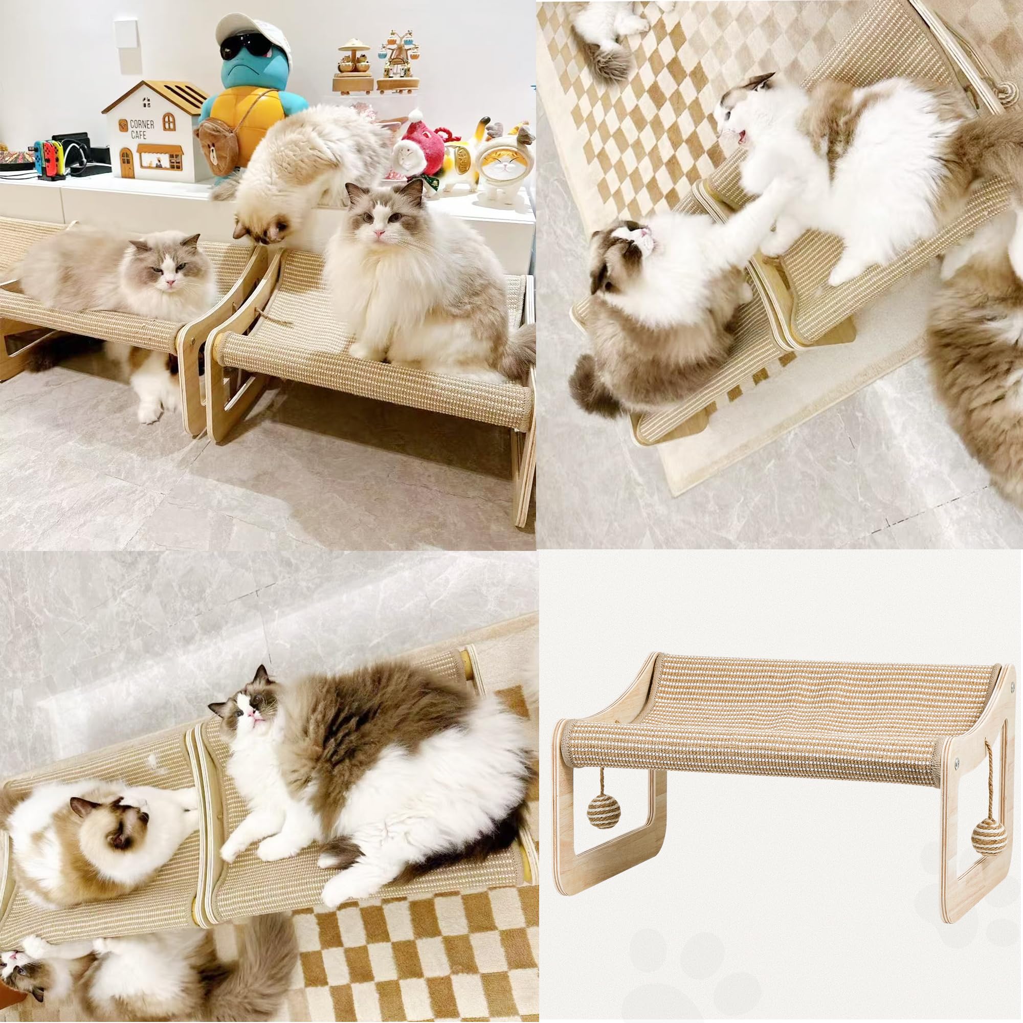 PLITTPETTS Spacious dimensions 20.8 by 15.7 inches fits cats and small dogs
