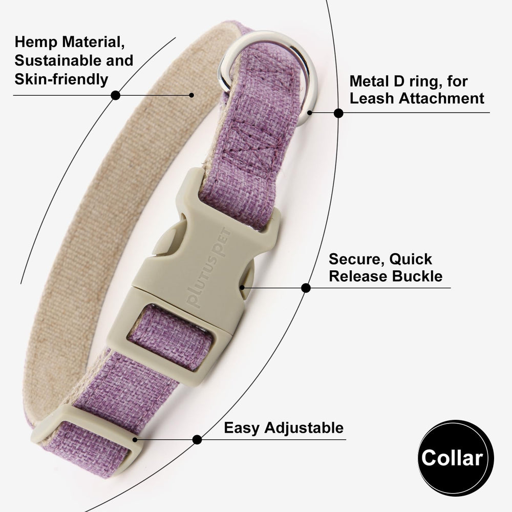 PLUTUS PET correa lavanda duradera para paseos activos y seguros.