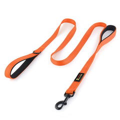 Plutus Pet dog leash 6ft dual handles for versatile control on walks