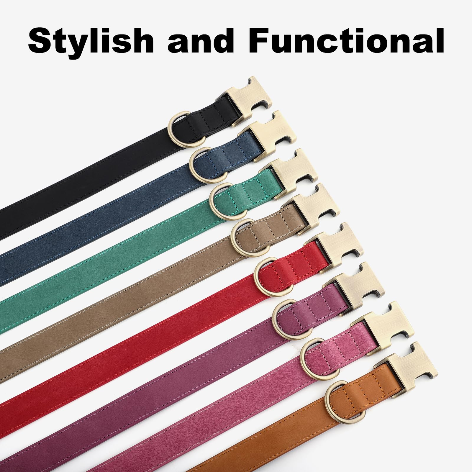 Plutus Pet during walk ash brown collar demonstrates comfortable daily wear.