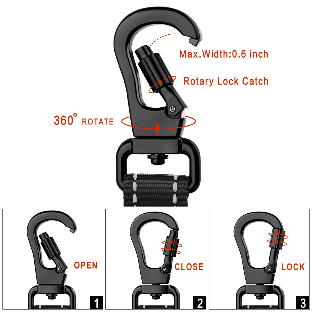 PLUTUS PET heavy-duty auto-locking carabiner ensures quick, secure attachment