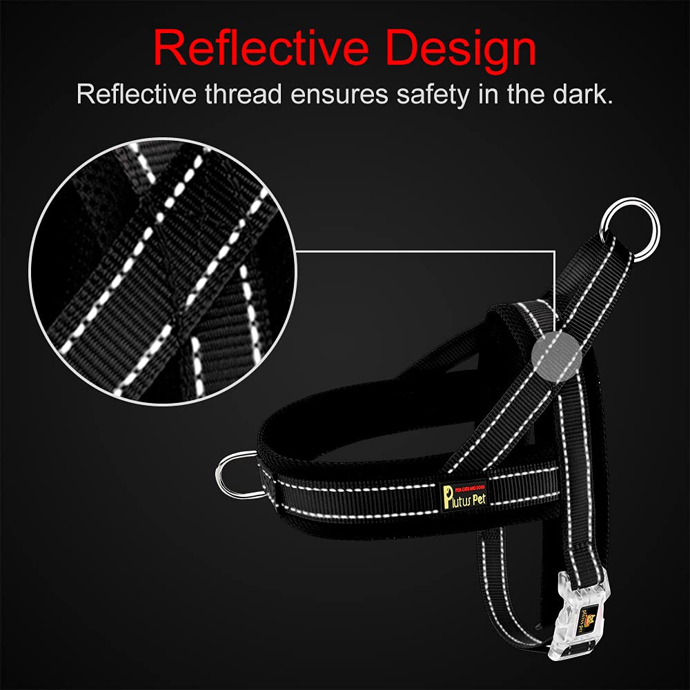 Plutus Pet quick-fit step-in design enables easy on and off.