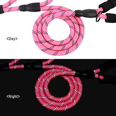 PLUTUS PET rope leash heavy-duty metal clip stands up to large dogs and strong pulls