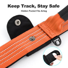 Plutus Pet tactical collar metal buckle ensures secure fit during training