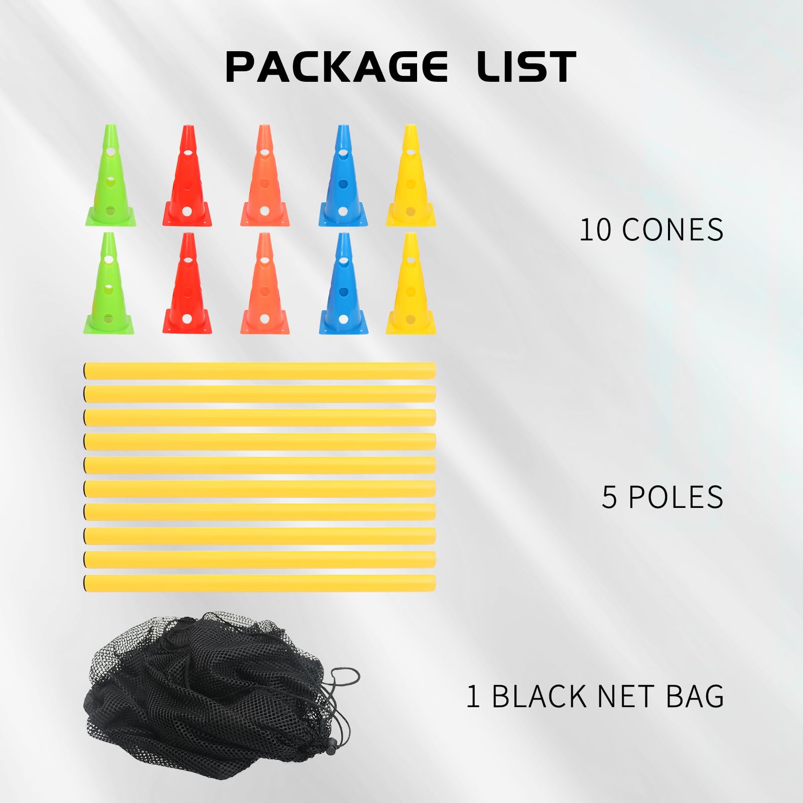 Plzzree indoor-use setup shows compact, portable agility gear for indoor play