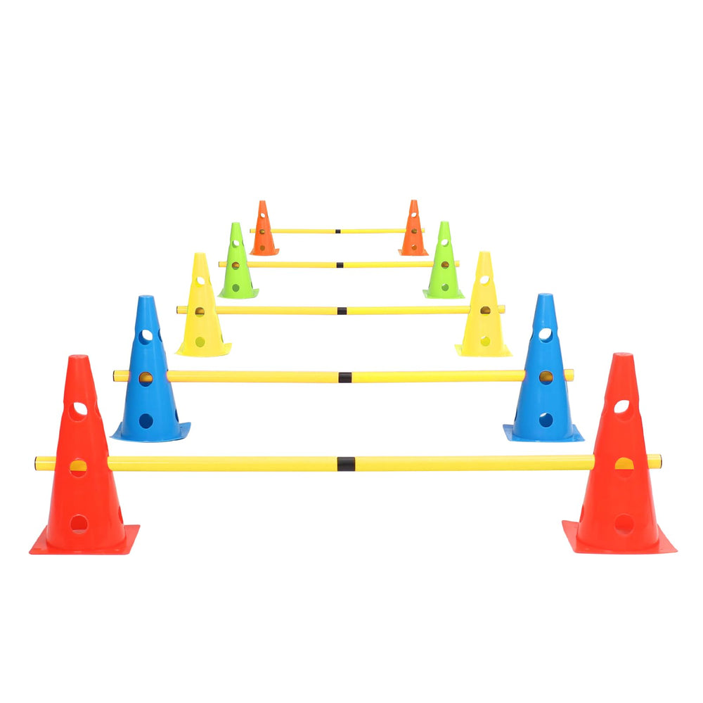 Plzzree colorful cones provide high-visibility cues for engaging training sessions
