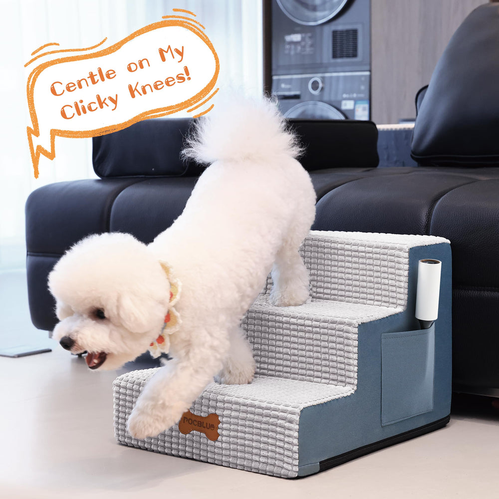 POCBLUE non-slip-base image highlights stable bottom for safe furniture access