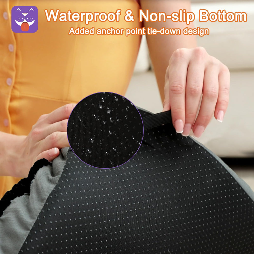 POCBLUE plush kennel pad machine-washable and durable.
