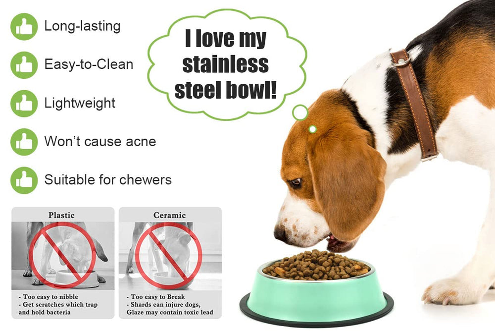 Podinor dishwasher-safe dog bowls simplify cleaning after meals.