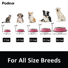 Podinor stainless bowls are dishwasher safe for quick cleanup