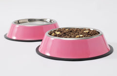 Podinor dog bowls with non-slip bottom stay in place during meals