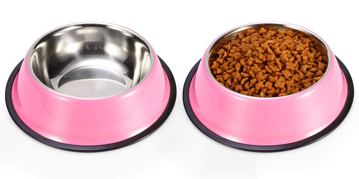 Podinor stainless steel bowls stackable front view for clutter-free storage