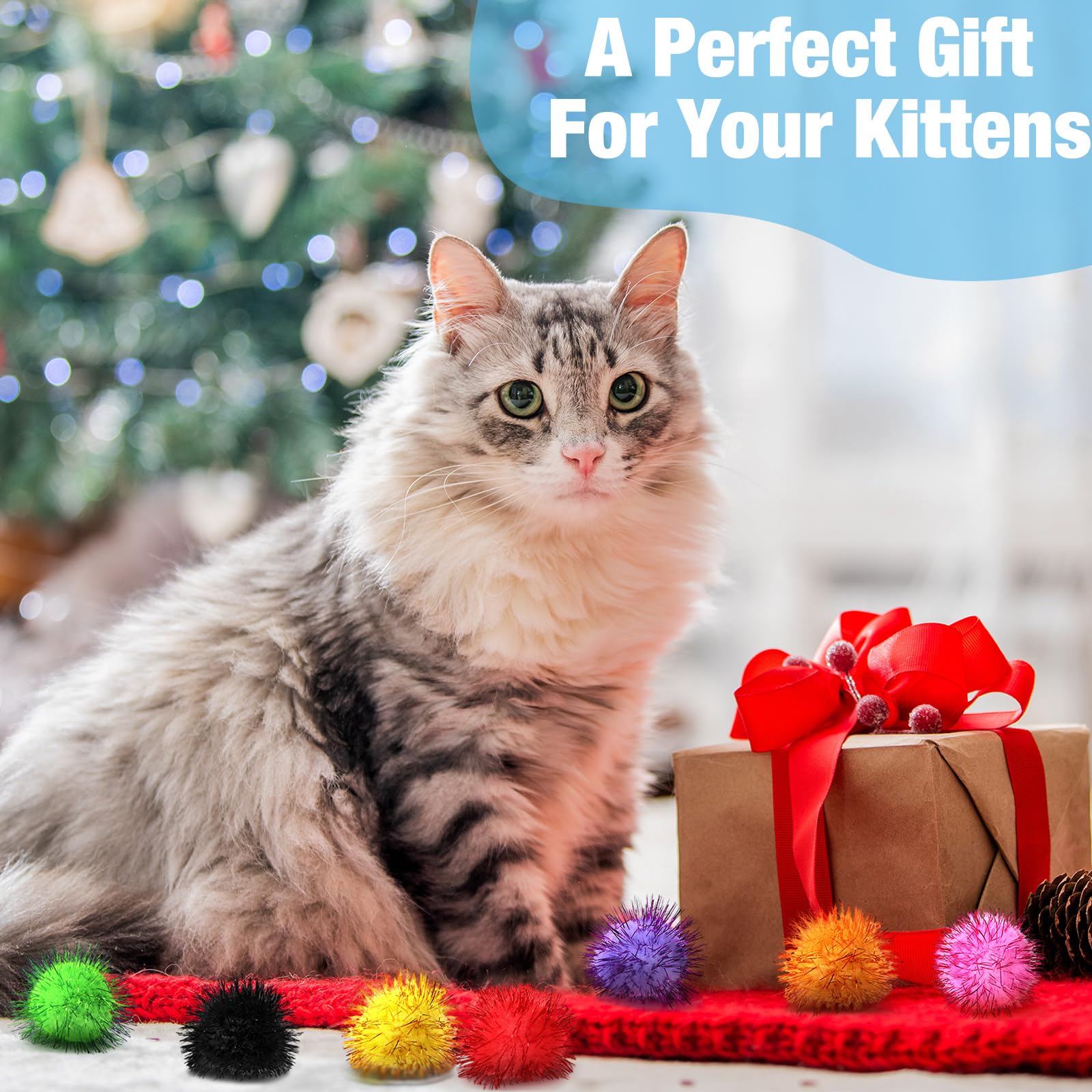 Poen cat toy balls suitable for crafts and decorations