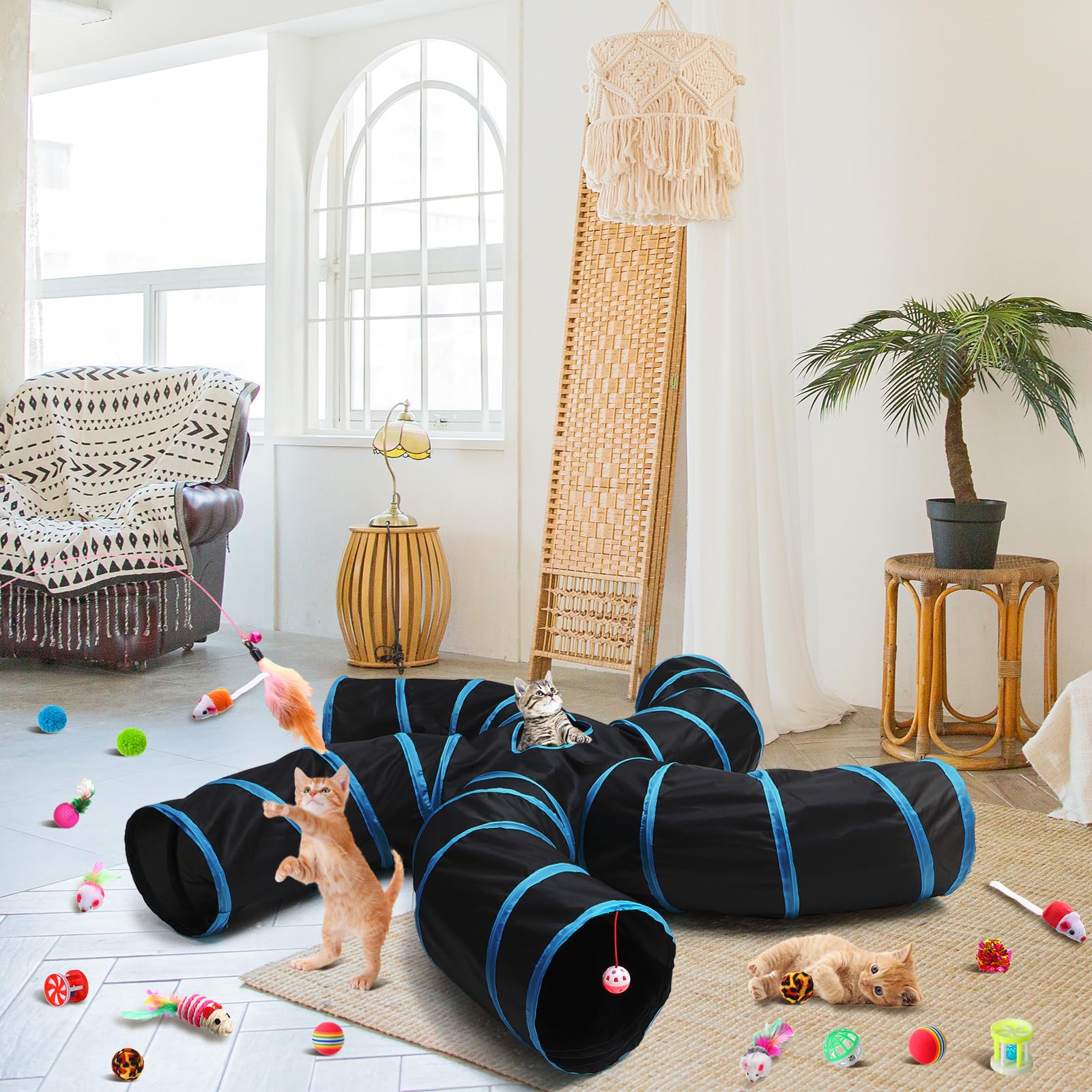 Poen cat toy small bell to attract attention and play