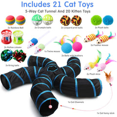 Poen cat tunnel folded for storage showing portability