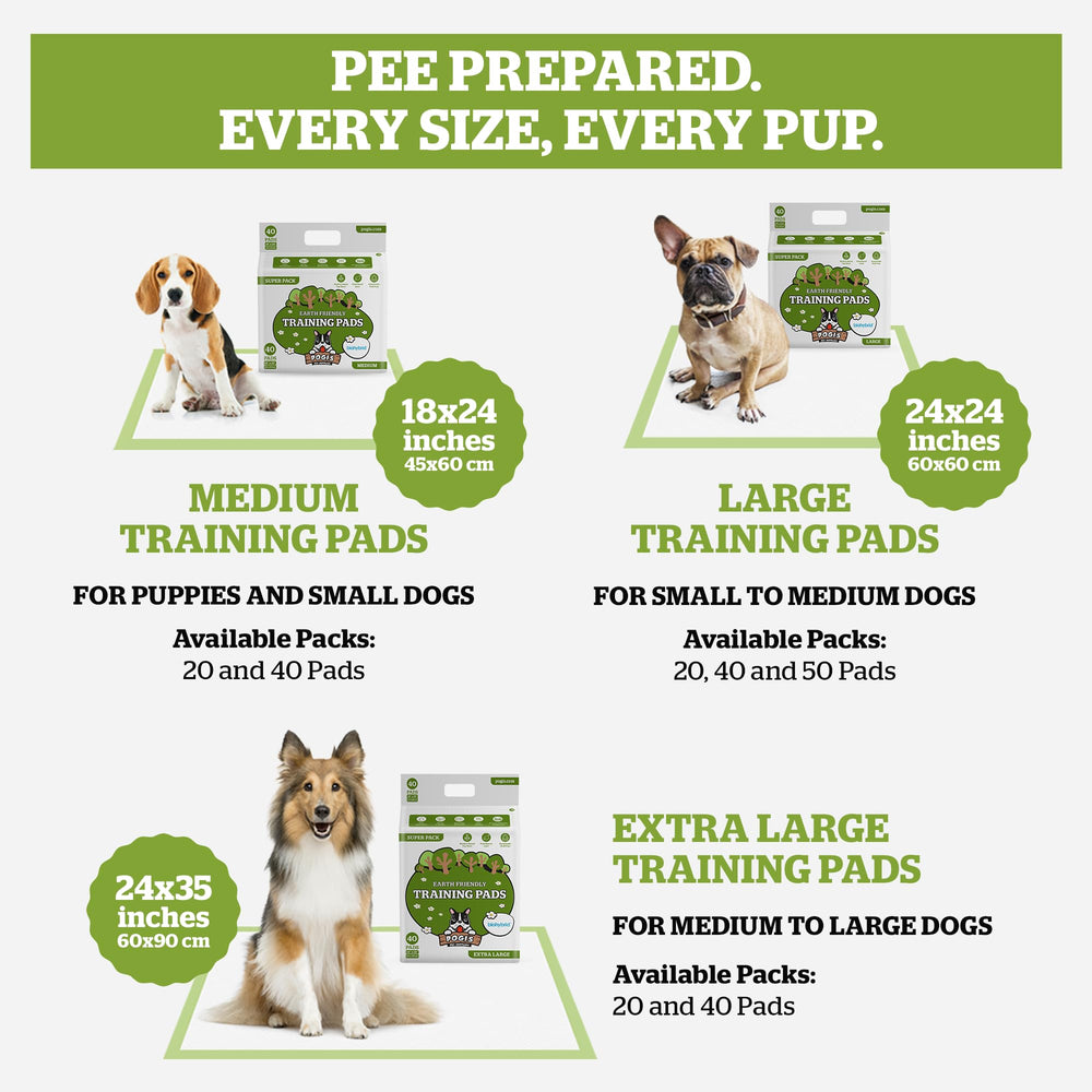 Pogi’s Dog Pads suitable for small to medium dogs and seniors