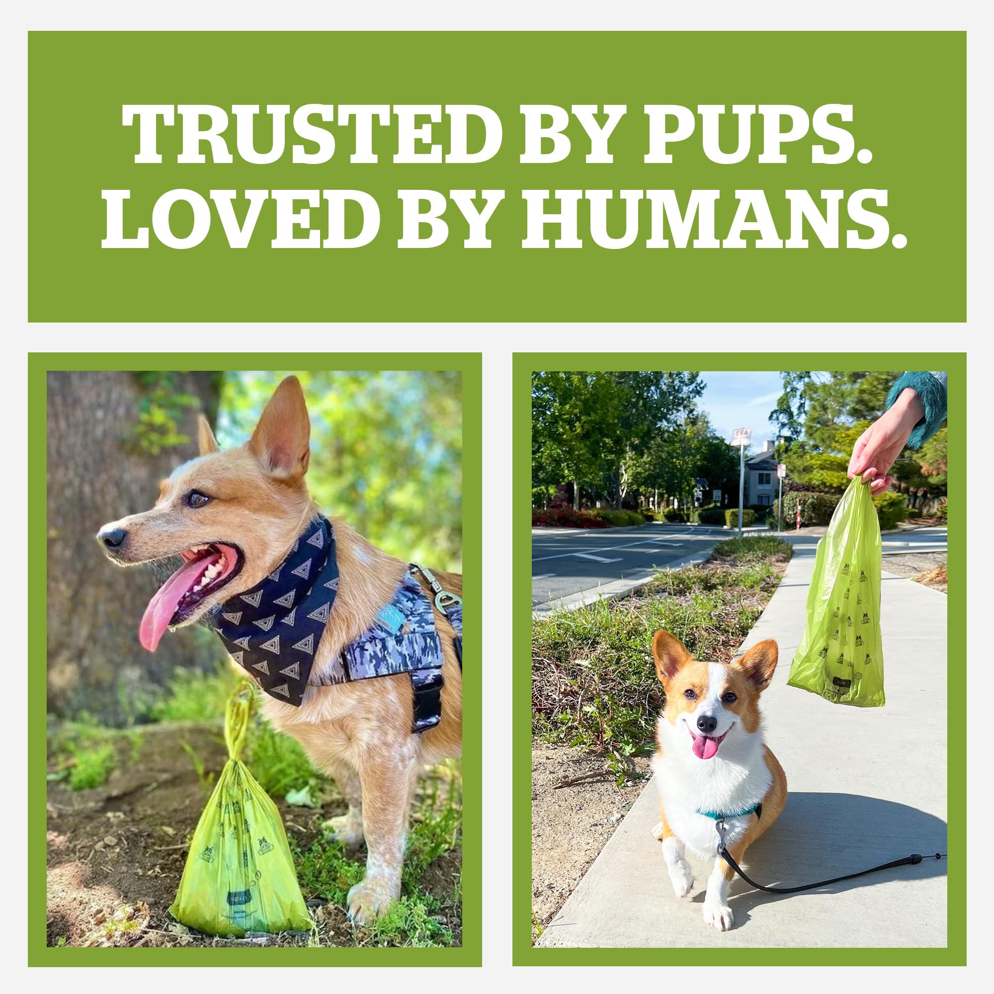 Pogi's bags feature clearly marked openings for quick, stress-free access.