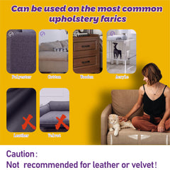 Polamg high-adhesion tape protecting furniture edges from claws.