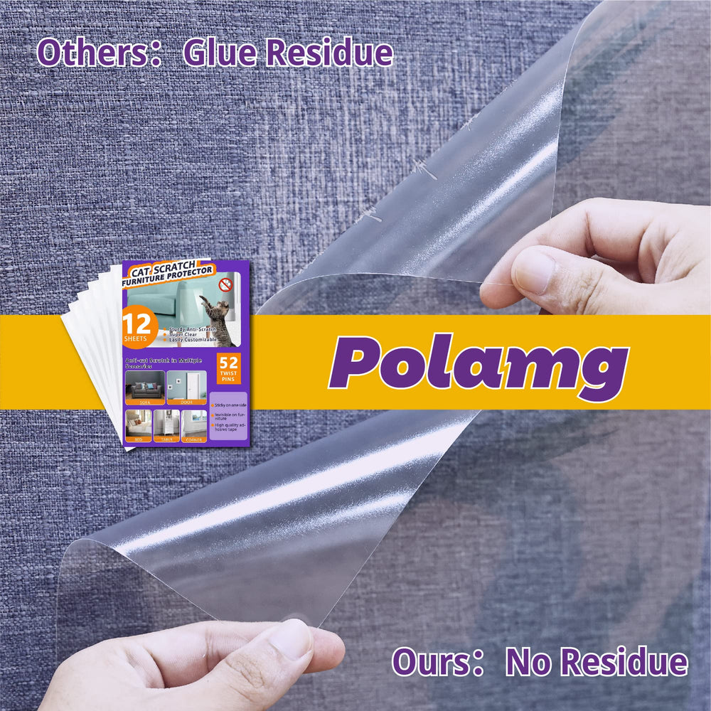 Polamg no-residue removal leaves no sticky residue behind.