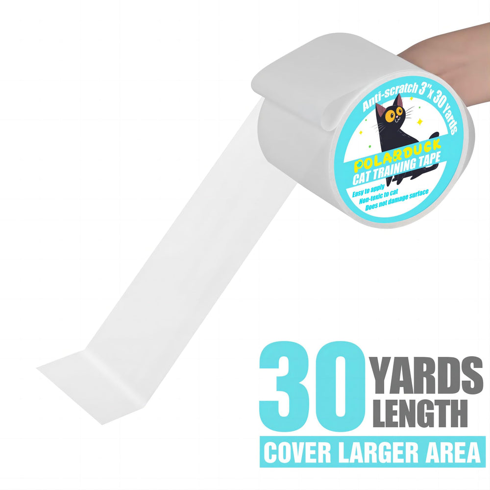 Polarduck 30-yard roll unspooled to cover large furniture areas.