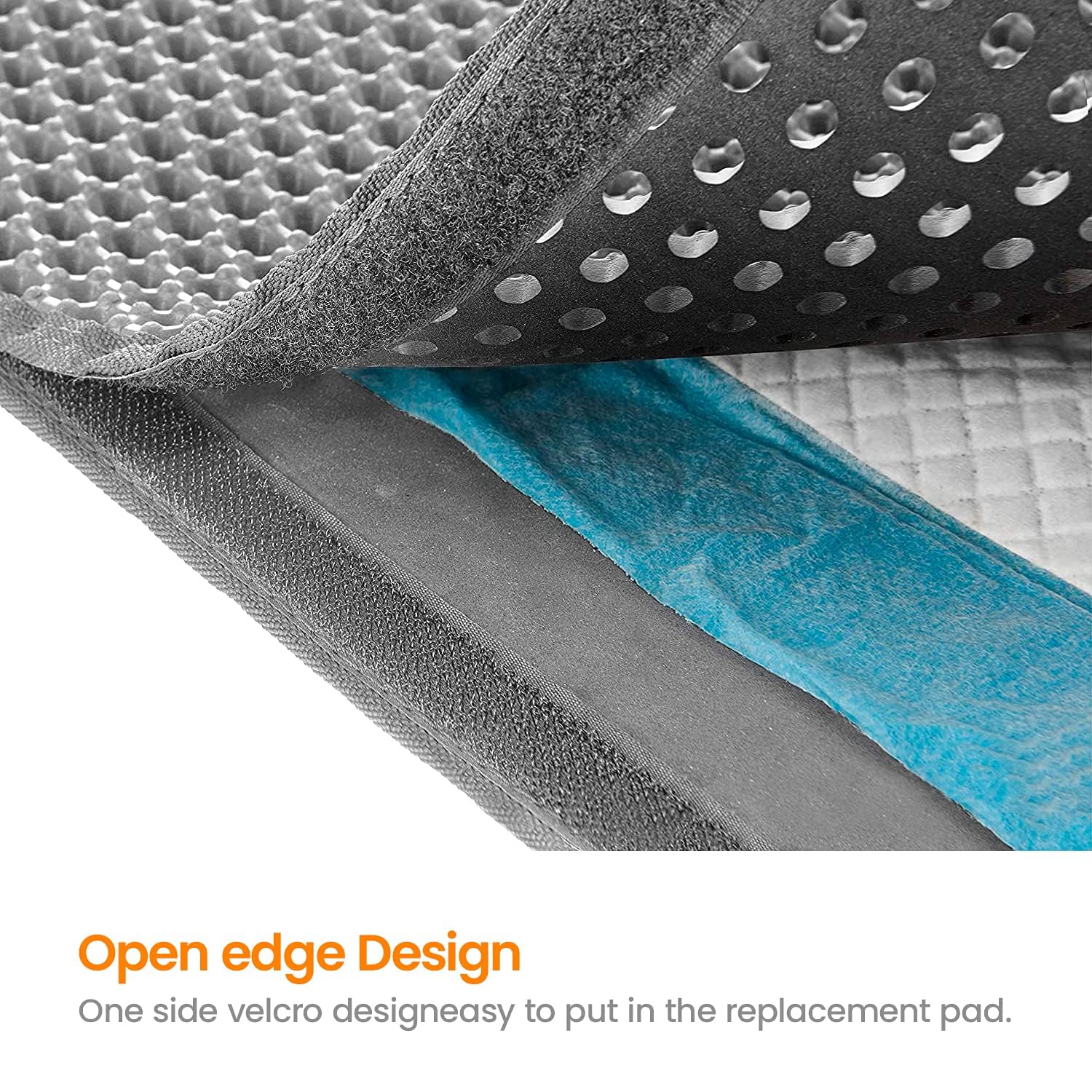 Polarduck cat litter mat side-handles simplify daily cleaning.