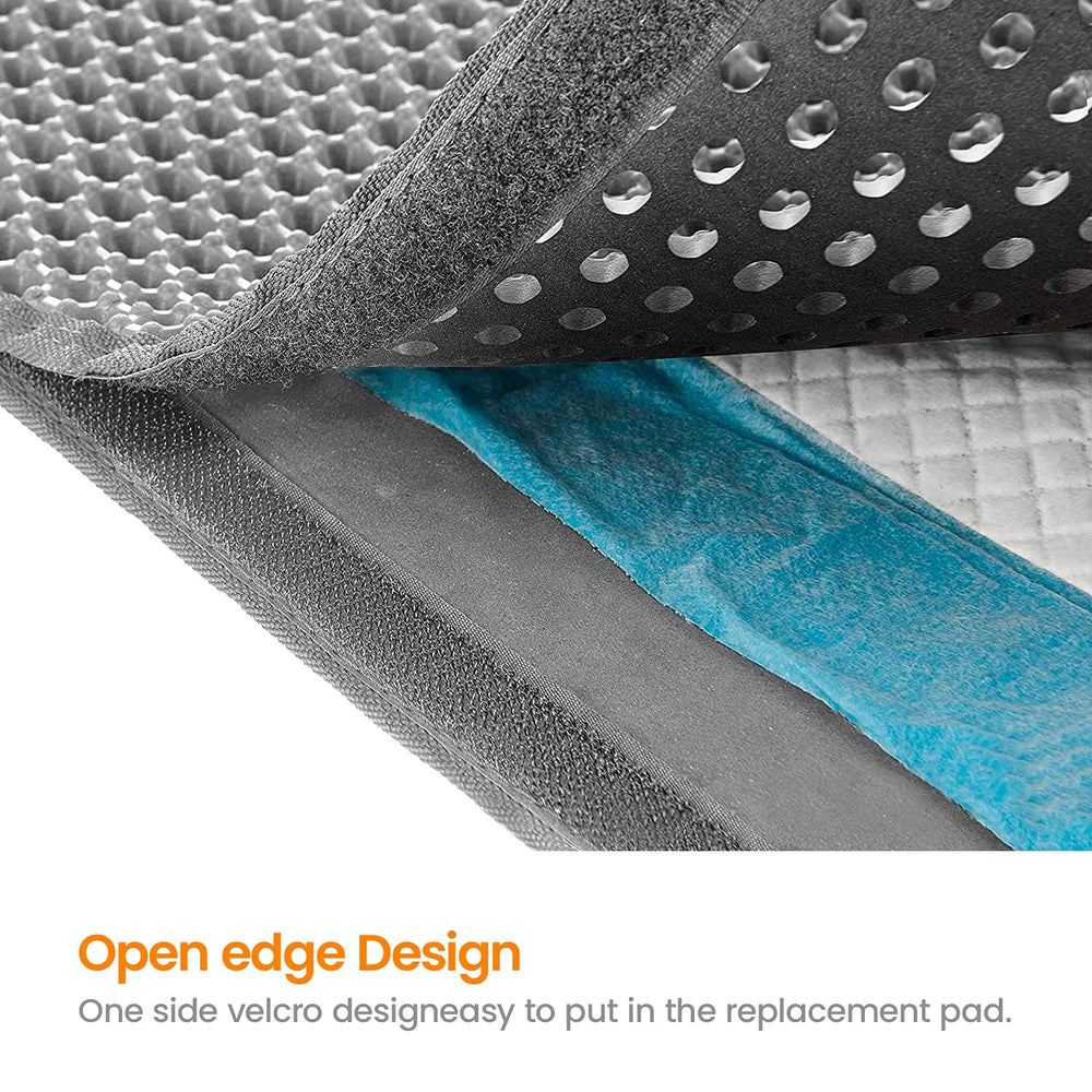 Polarduck cat litter mat side-handles simplify daily cleaning.