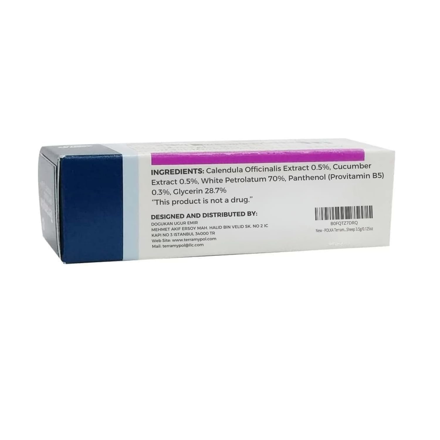 POLKA Terramypol 3.5g case size suited for travel and home use.