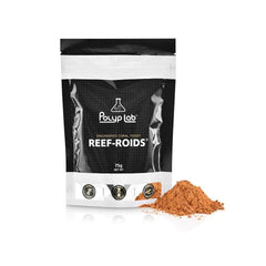 Polyplab Reef-Roids jar 75g demonstrates packaging for precise dosing and storage.