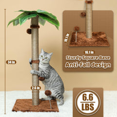 Pomesea cat scratching post showing natural jute texture for claws.