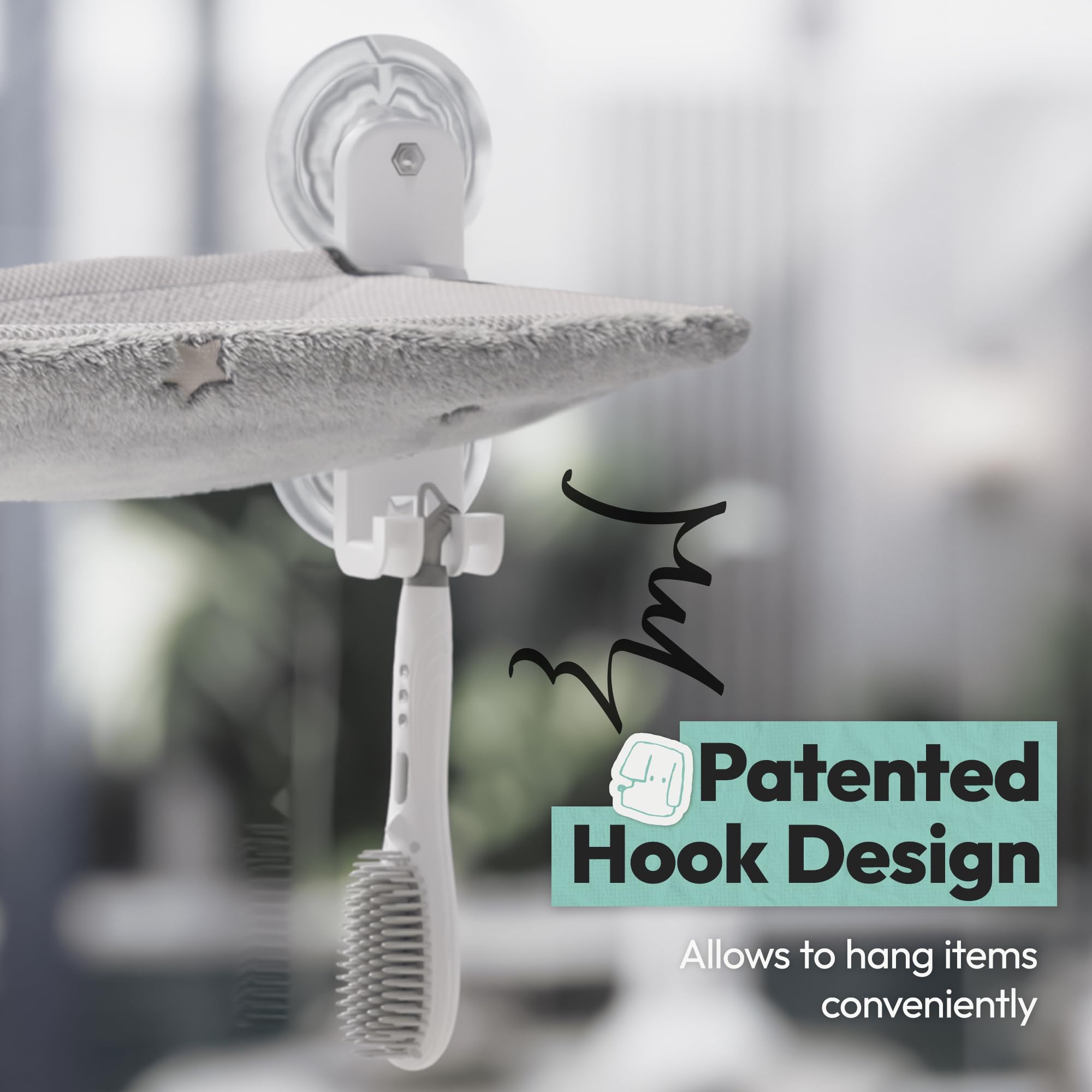 POMESEA glow-in-the-dark fabric at night highlights a cozy, easy-to-check perch.