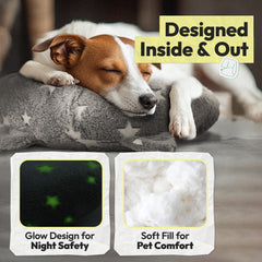 POMESEA washable dog bed pillow for easy cleaning after adventures.