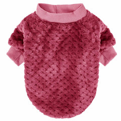 POMIU fabric-detail closeup reveals soft flannel texture and breathable comfort.