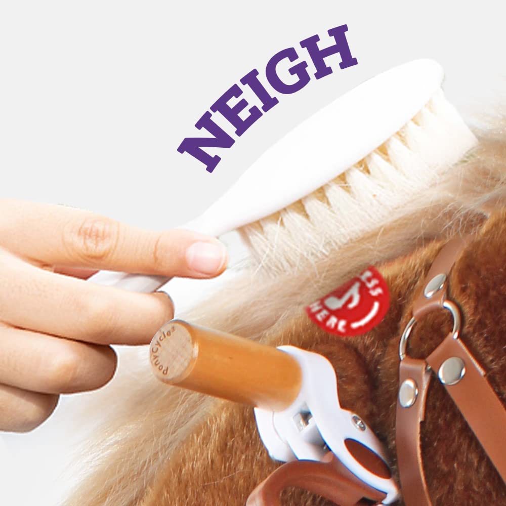 PonyCycle body brush supports gentle brushing for daily pretend care.