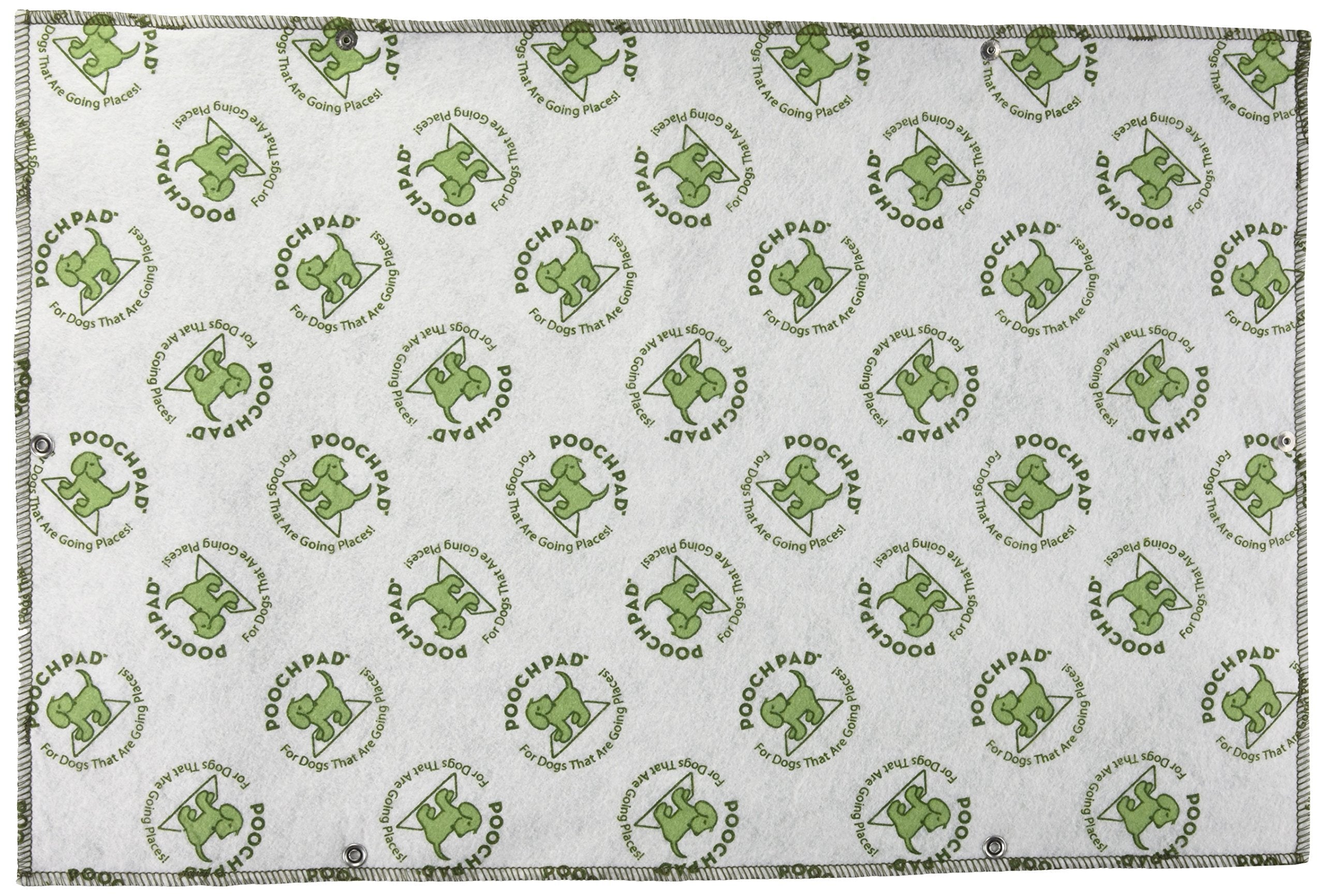 PoochPad indoor replacement pad 16x24 showing connectable edges for a customizable fit with odor control.