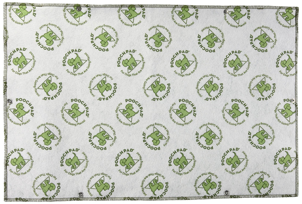 PoochPad indoor replacement pad 16x24 showing connectable edges for a customizable fit with odor control.
