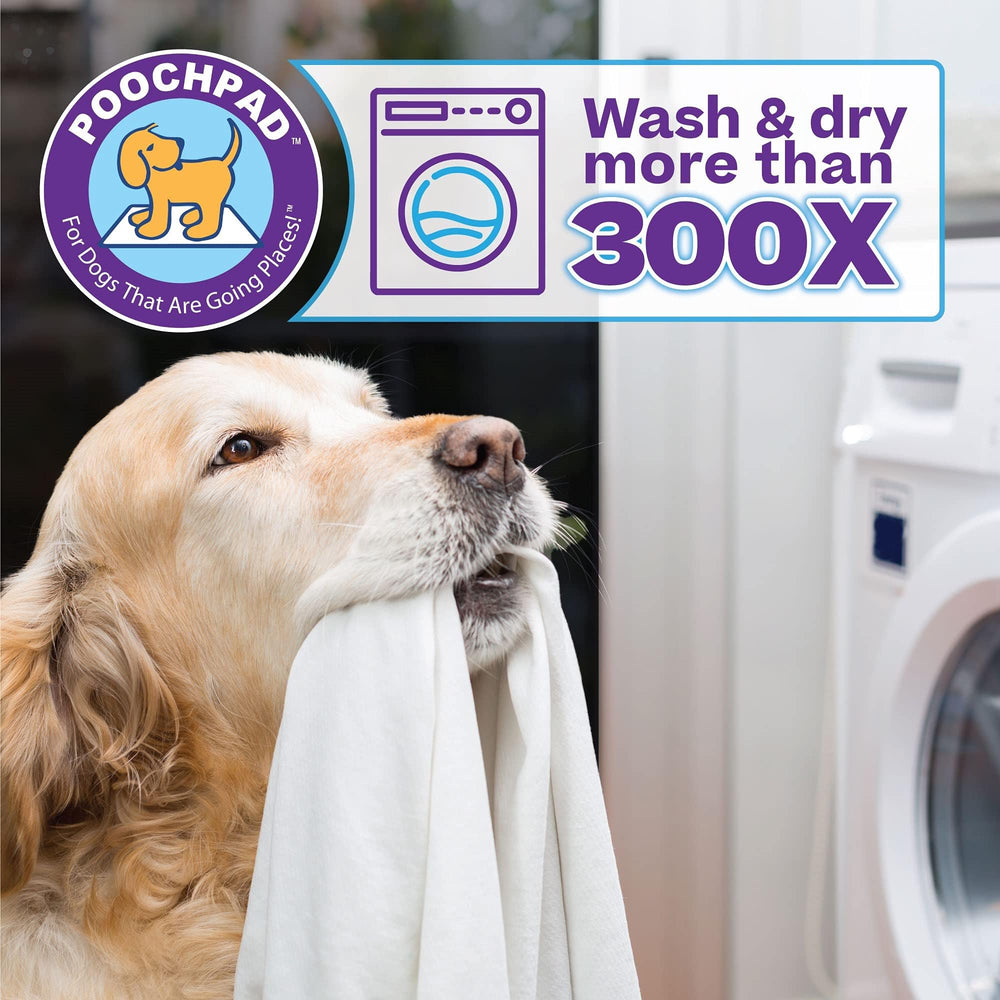PoochPad Original medium 2-pack washable and reusable for savings.