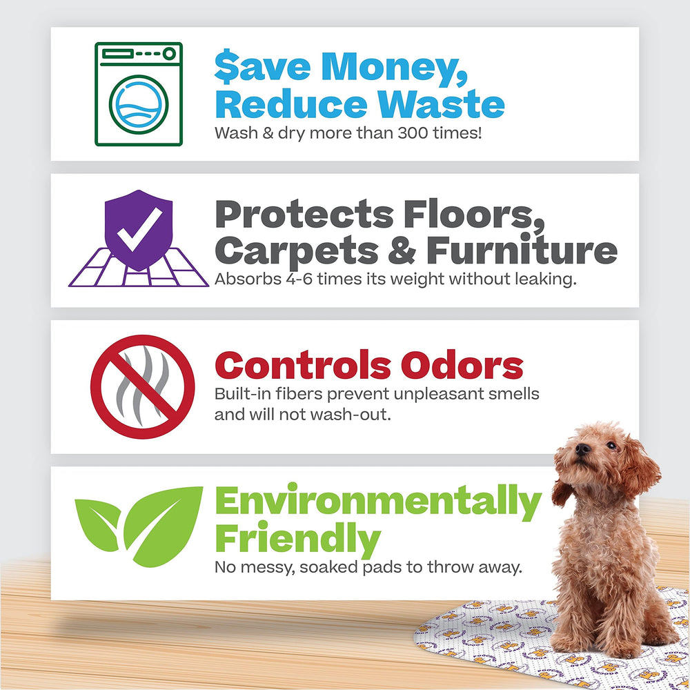 PoochPad reusable option demonstrates eco friendly, cost saving benefits.