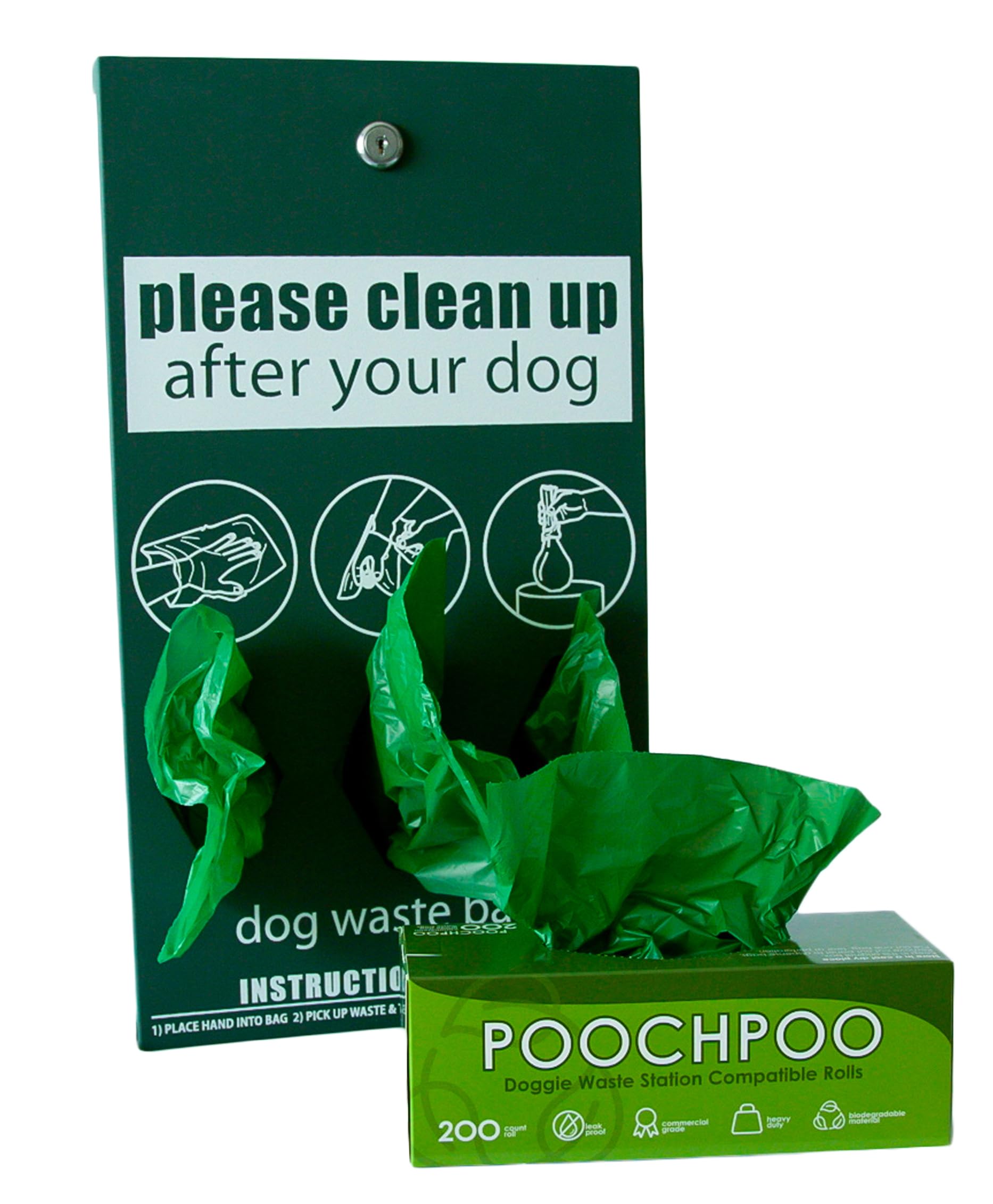 POOCHPOO-tear-resistant-dog-poop-bags withstand heavy use in parks.