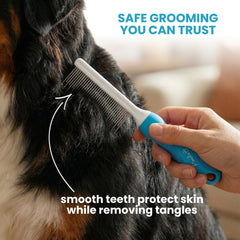 POODLIE Poodle Grooming Comb short teeth tackling knots on short-haired pets.