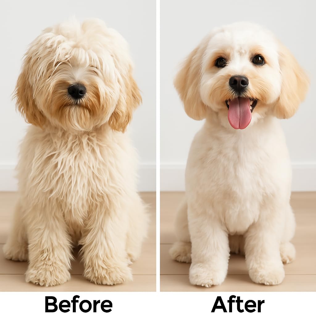 POODLIE uso seguro en cara y patas para grooming cómodo.