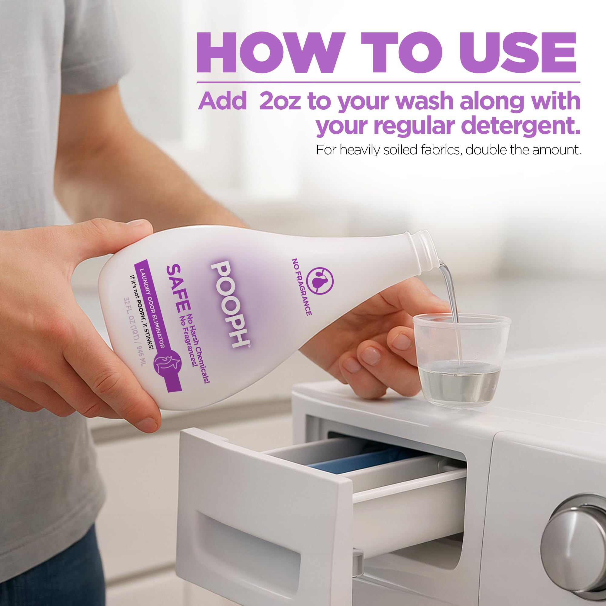 POOPH fragrance-free formula emphasizes safe-use around family and pets
