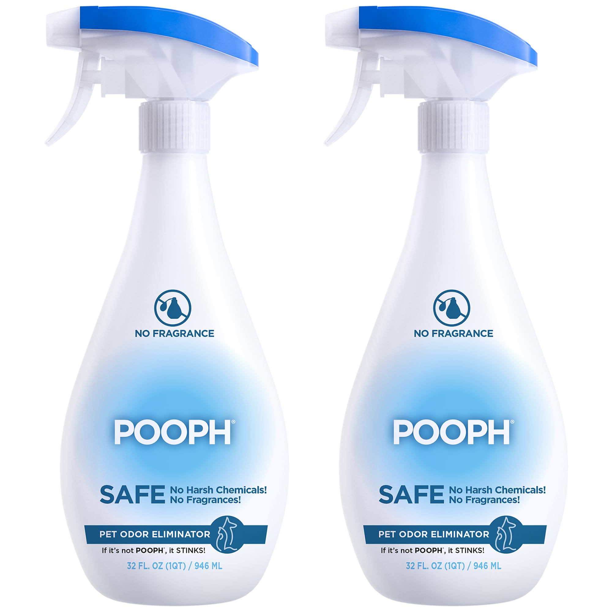 POOPH odor eliminator 32oz spray bottle shows at-source odor neutralization for homes