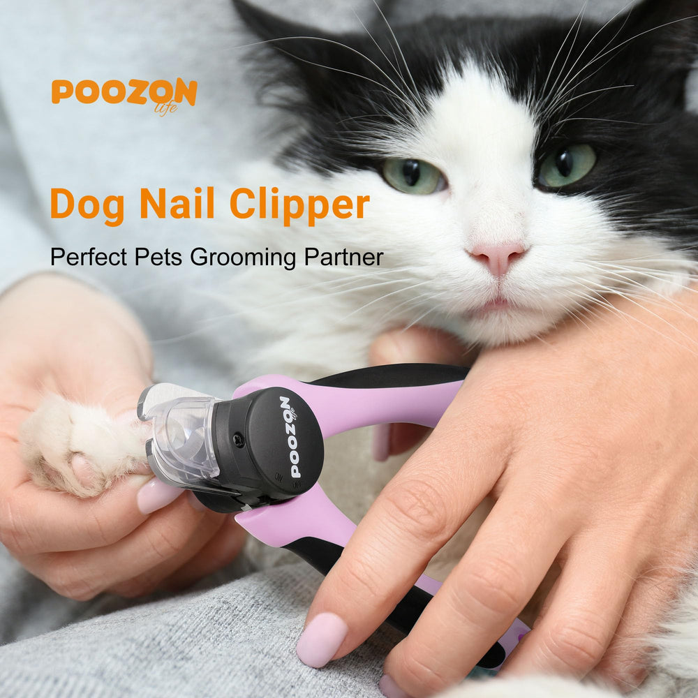 Poozonlife dog nail clipper safety guard helps control clipped length