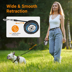 Poozonlife retractable leash durable-nylon-tape shows strong construction