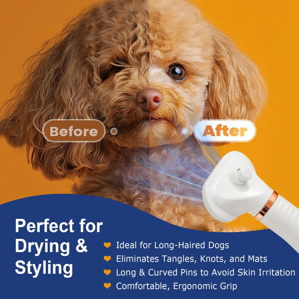 POPET compact pet hair dryer for travel-ready grooming sessions.