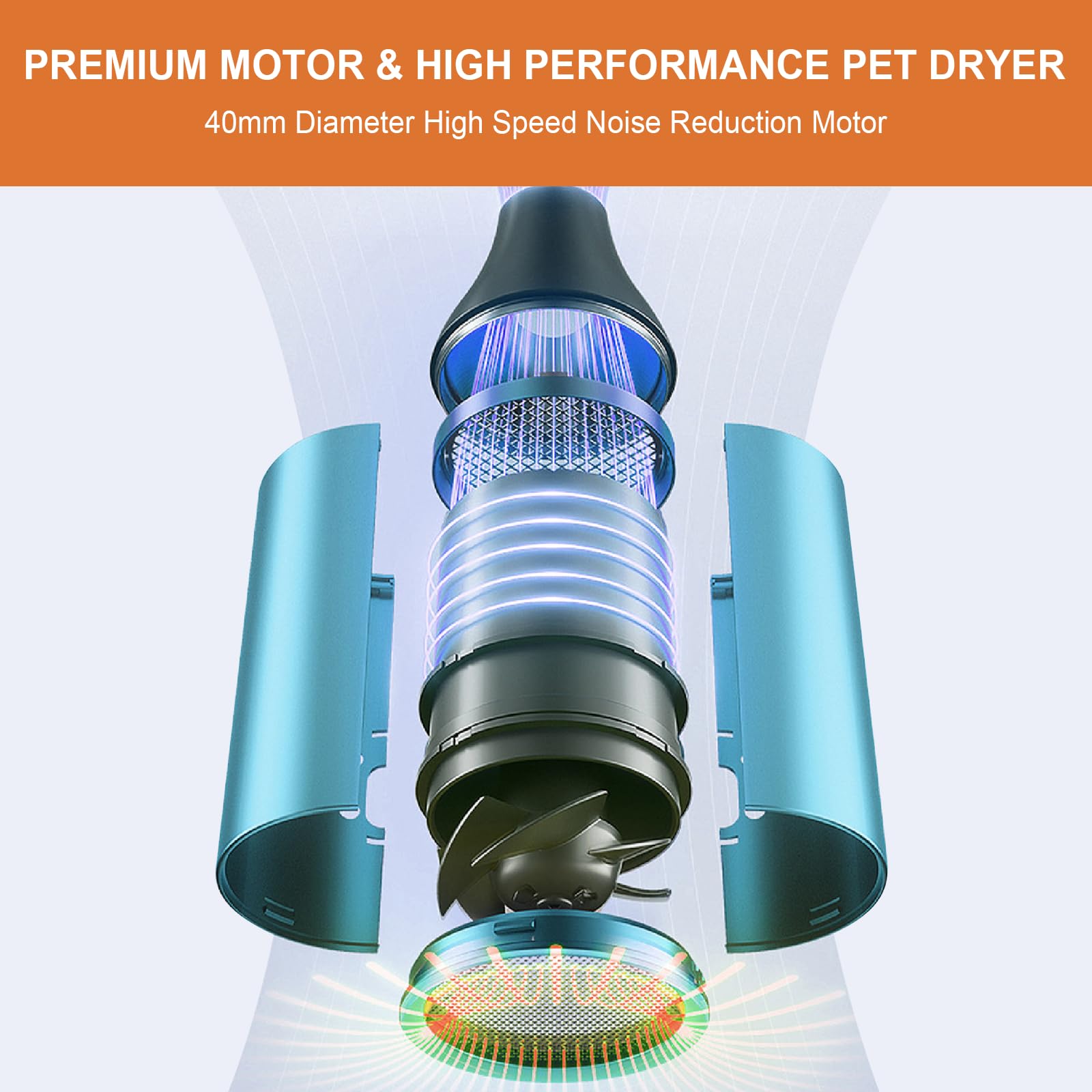 POPET travel-ready compact unit with long cord for on-the-go grooming.
