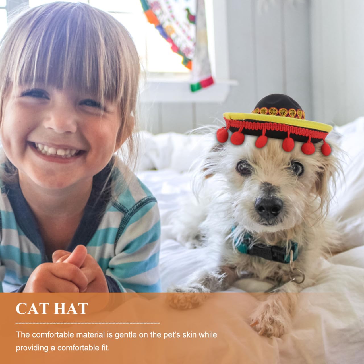 POPETPOP cat sombrero hat summer look adds playful charm.