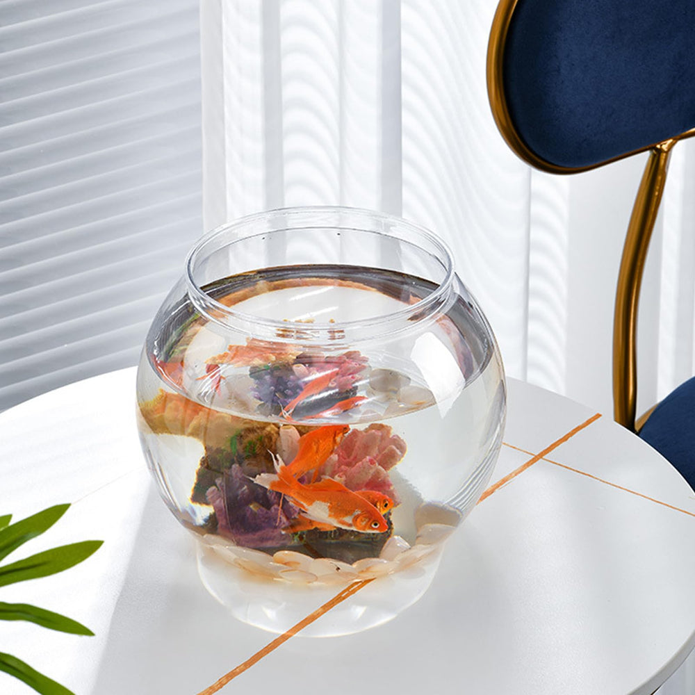 POPETPOP centerpiece globe vase idea with water plants for elegant display