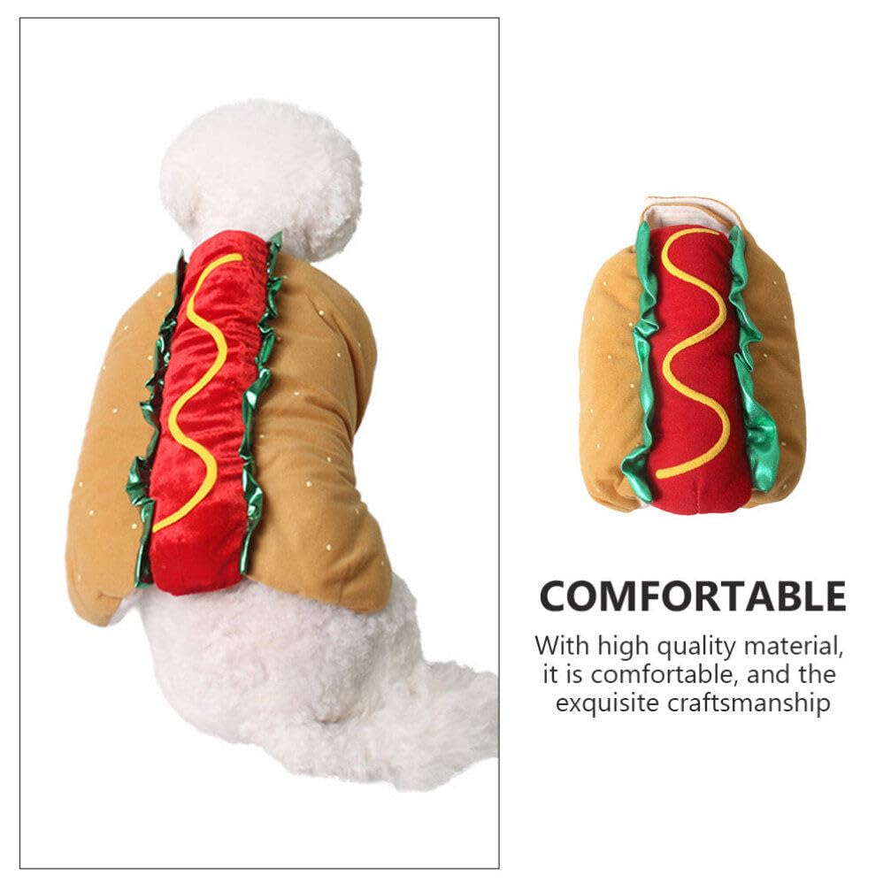 POPETPOP hot dog costume used as Halloween photo prop